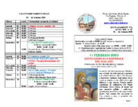 bollettino parrocchiale 02-02-2020 16-02-2020