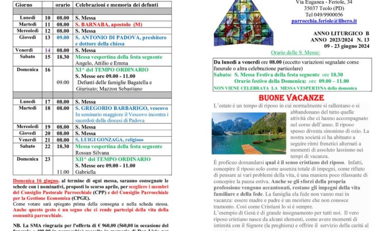 thumbnail of bollettino parrocchiale 09-06-2024 23-06-2024